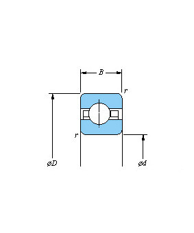 Open Original and high quality type – Deep groove type KAC120