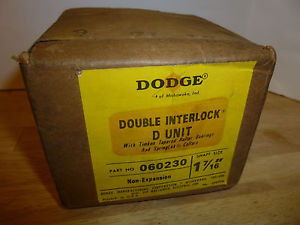 All kinds of faous brand Bearings and block Timken Dodge Double Interlock D Unit 060230 1 7/16  w Tapered Roller s