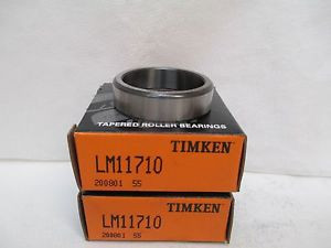 All kinds of faous brand Bearings and block Timken  TAPERED ROLLER OUTER RACE LM11710 "LOT OF 2"