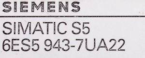 All kinds of faous brand Bearings and block Siemens 6ES5 943-7UA22 SIMATIC S5 CPU ID3998