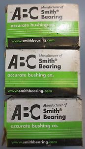 All kinds of faous brand Bearings and block Lot of 3 ABC Accurate Bushing Co Smith Bearing Cam Follower Model CR-1-1/4-B NIB