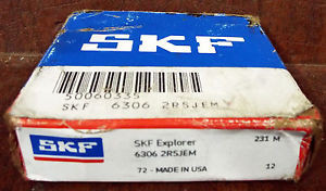 1 Original and high quality NEW SKF EXPLORER 6306 2RSJEM BEARING ***MAKE OFFER***