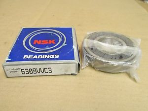 NIB SKF,NSK,NTN,Timken NSK 6309VVC3 BEARING RUBBER SEALED 6309 VV C3 63092RS 45x100x25 mm NEW