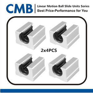 8PCS SKF,NSK,NTN,Timken SBR12UU 12mm Open Linear Bearing Slide Linear Motion Tested Before Shipping