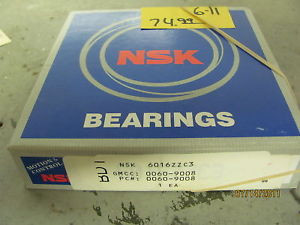 NSK SKF,NSK,NTN,Timken 6016 ZZ C3 Bearing NIB