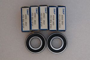 SKF SKF,NSK,NTN,Timken 6004 2RS JEM Deep Groove Ball Bearing Lot of 7