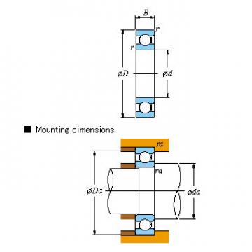 All kinds of faous brand Bearings and block Single-row &#8211; Open type 6932