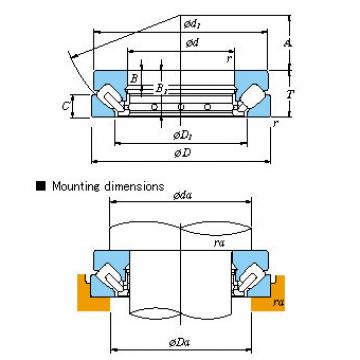 All kinds of faous brand Bearings and block Spherical thrust roller bearings 29417R