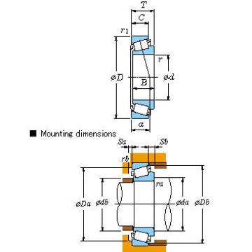 Single-row &#8211; Metric series 30311CR NSK Country of Japan