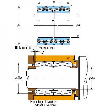 All kinds of faous brand Bearings and block Four-row tapered roller bearings HM266449D/410/410D