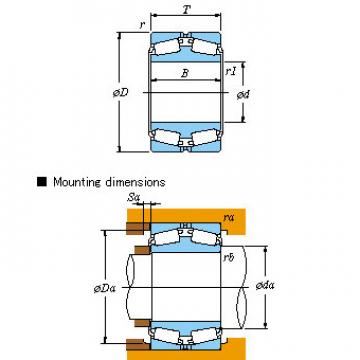 All kinds of faous brand Bearings and block Double-row &#8211; TDI type 45236