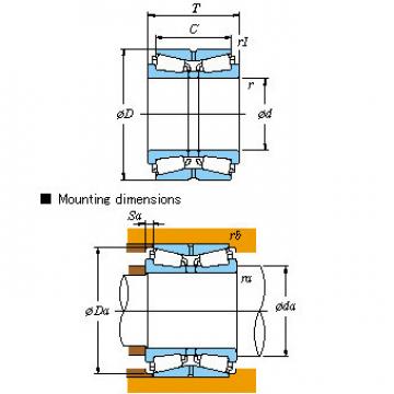 Double-row &#8211; TDO type 463/630 NSK Country of Japan