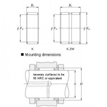 Radial SKF,NSK,NTN,Timken needle roller and cage assemblies &#8211; Metric series &#8211; K,K.ZW K42X47X13H