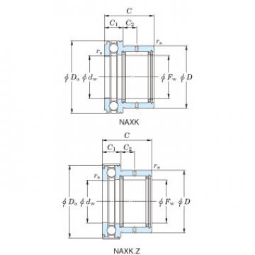 All kinds of faous brand Bearings and block Combined needle roller bearings &#8211; ball thrust series &#8211; NAXK,NAXK.Z NAXK15