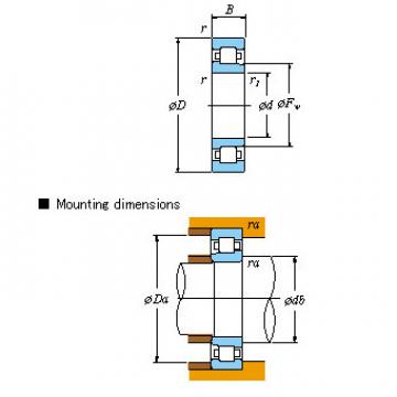 Single-row SKF,NSK,NTN,Timken &#8211; NJ NJ218R