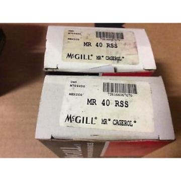 2-McGILL SKF,NSK,NTN,Timken bearings#MR 40 RSS ,Free shipping lower 48, 30 day warranty!