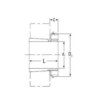 Timken Original and high quality  HA3068 Metric HA Adapter Sleeve for Inch Shaft