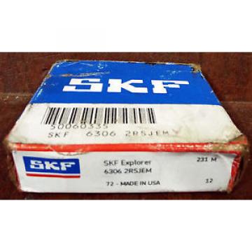 1 Original and high quality NEW SKF EXPLORER 6306 2RSJEM BEARING ***MAKE OFFER***