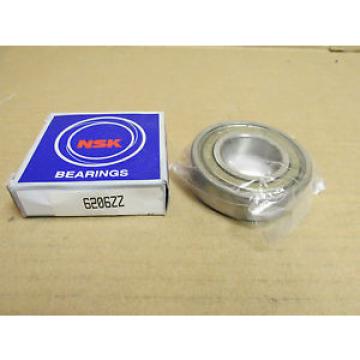 NIB SKF,NSK,NTN,Timken NSK 6206ZZ BEARING METAL SHIELD BOTH SIDES 6206 ZZ 6206Z 30x62x16 mm NEW