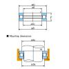 All kinds of faous brand Bearings and block Single direction &#8211; With flat back faces 51138