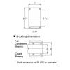 Drawn cup needle roller bearings &#8211; Inch series, caged &#8211; Open ends J-188 NSK Country of Japan