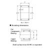 Drawn cup needle roller bearings &#8211; Inch series, caged &#8211; Closed end MJ-1881 NSK Country of Japan #3 small image