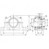 Timken SKF,NSK,NTN,Timken  SAF 22340 Inch Straight Bore Mounting Pillow Block SAF222 and SAF223 Series #1 small image