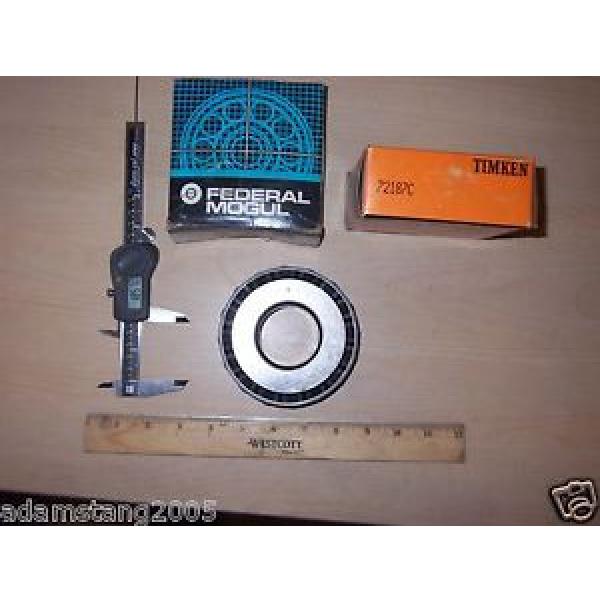 Timken SKF,NSK,NTN,Timken  /FEDERAL MOGUL 72187C TAPERED ROLLER 1.875&#034;OD 1.291&#034; WIDTH #1 image