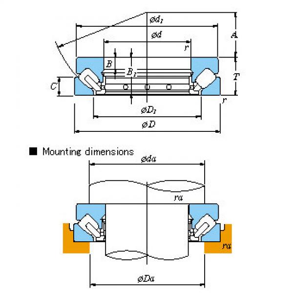 All kinds of faous brand Bearings and block Spherical thrust roller bearings 29328 #1 image