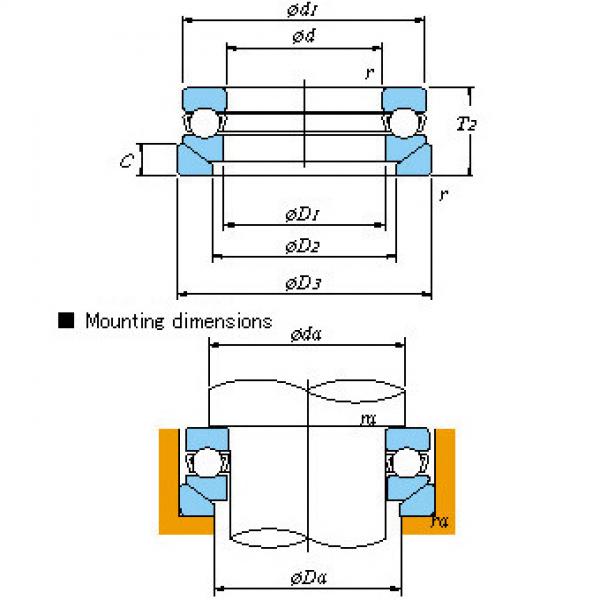 All kinds of faous brand Bearings and block 53316U #1 image