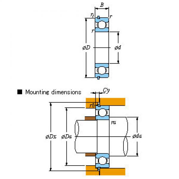 All kinds of faous brand Bearings and block Single-row &#8211; Locating snap ring 6319NR #1 image