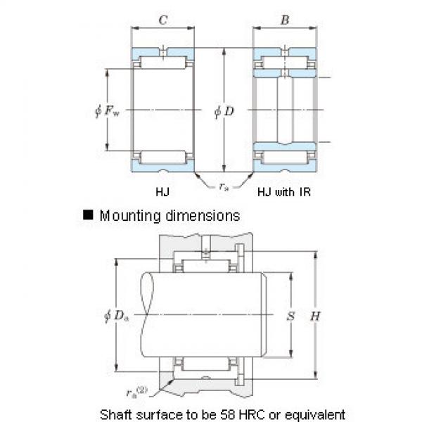 Heavy-duty Original and high quality needle roller bearings &#8211; Inch series, caged, without inner ring HJ-142216 #1 image