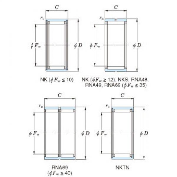 Heavy-duty High quality mechanical spare parts needle roller bearings &#8211; Metric series, caged, without inner ring NK24/16 #1 image