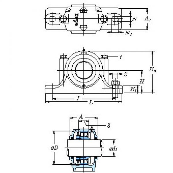 Split SKF,NSK,NTN,Timken type &#8211; StandardSN5, 6, 33, 34 SN617 #1 image