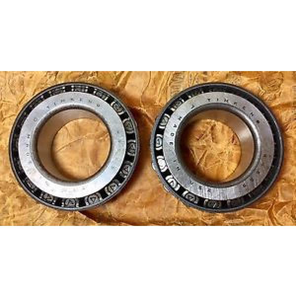 Timken SKF,NSK,NTN,Timken Pair 2 of TAPERED ROLLER S, Part # 49585, /Old Stock #1 image