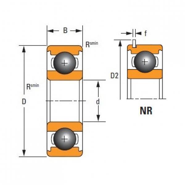 Timken  6203-NR Standard 6000 Series Deep Groove Ball Bearing NSK Country of Japan #3 image