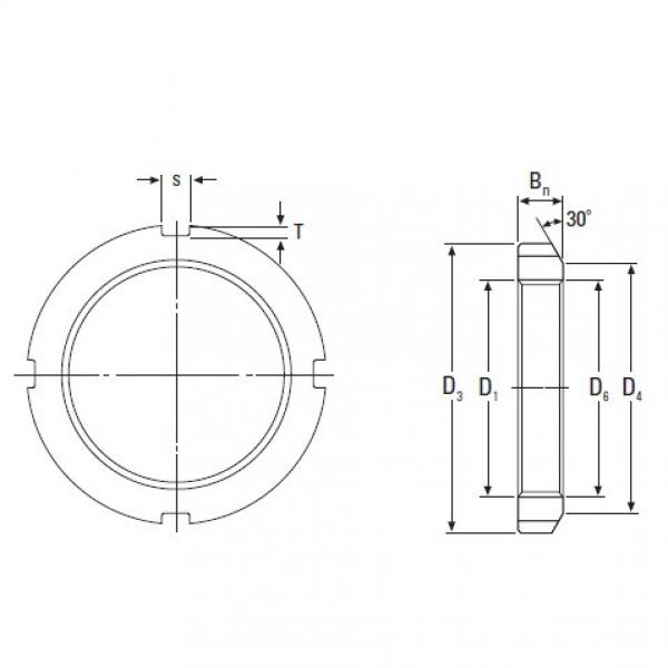 All kinds of faous brand Bearings and block Timken  HML 88 Metric Locknut #1 image