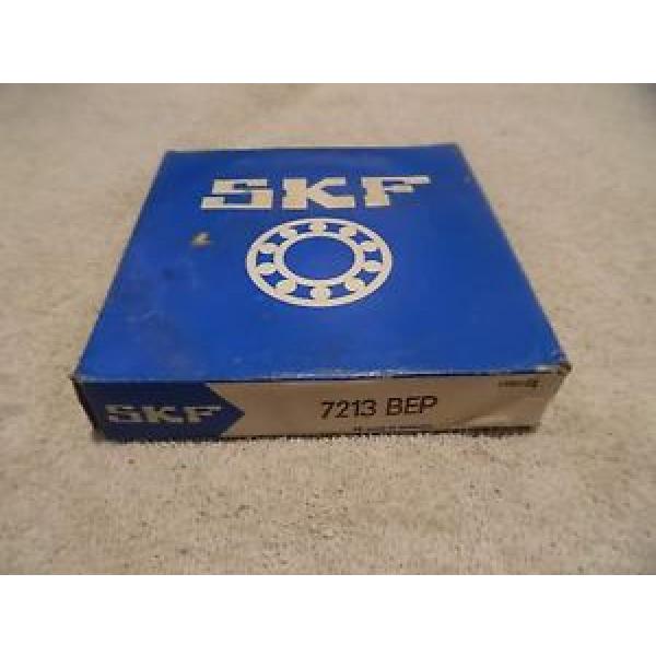 All kinds of faous brand Bearings and block SKF 7213 BEP Angular Contact Bearing, 65mm Bore ID x 120mm OD x 23mm Wide NIB #1 image