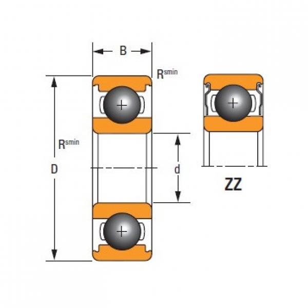 Timken  6002-ZZ-C3 Standard 6000 Series Deep Groove Ball Bearing NSK Country of Japan #3 image