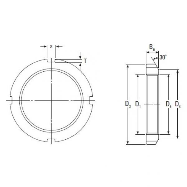 Timken Original and high quality  KM 11 Metric Locknut #1 image