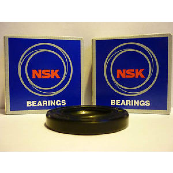 KAWASAKI Original and high quality ZXR750 J1 J2 91 &#8211; 92 OEM SPEC NSK REAR WHEEL BEARINGS &amp; DISC SEAL #1 image