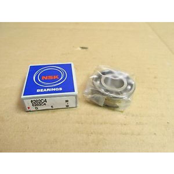 NIB Original and high quality NSK 6202 C4 BEARING 6202C4 NO SHIELDS SUPER PRECISION C4 FIT 15x35x11 mm #1 image