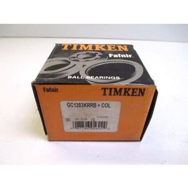 Timken Original and high quality  GC1203KRRB+COL DEEP GROOVE BALL MANUFACTURING CONSTRUCTION #1 image