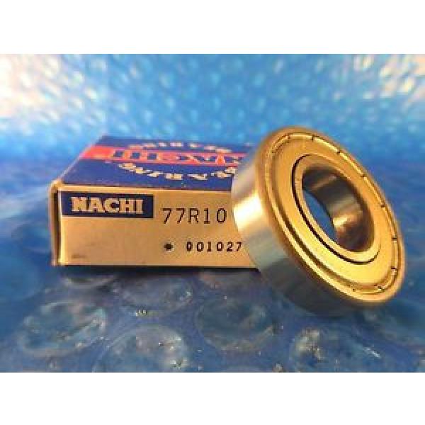 Nachi Original and high quality 77R10, = R102Z, R10Z7 SKF, NTN, NSK Single Row Radial Bearing; 5/8&quot; ID #1 image