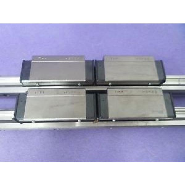 Original famous THK HSR25 Linear Bearing 2Rail 4Block HSR25 LM Guide CNC Route, USED #1 image