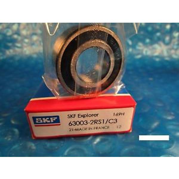 SKF SKF,NSK,NTN,Timken 63003-2RS1 C3. Single Row Radial Bearing, =2 FAG #1 image