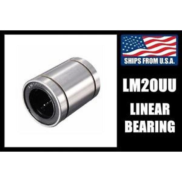 LM20UU Original and high quality Linear Bearing for 20mm Shafts, CNC Router/Milling Machine #1 image