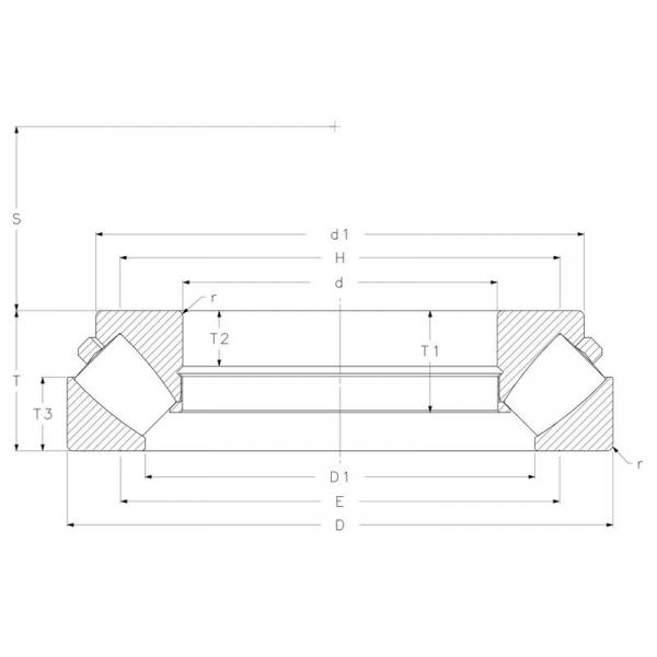 Timken Original and high quality  294/1000EM Thrust Spherical Roller Bearings #1 image